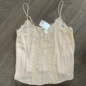 Camisole top with lace